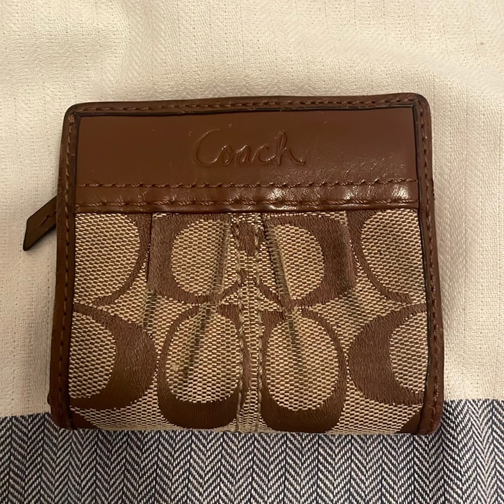Light brown Coach wallet